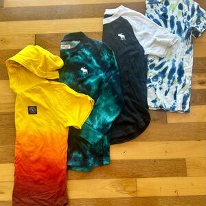 Abercrombie Kids Tie-Dye and Ombre Shirt Set